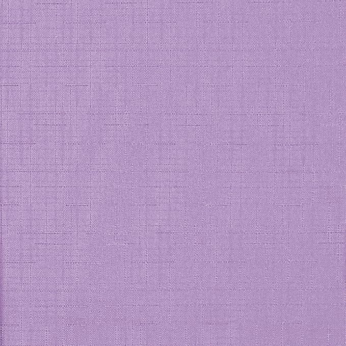 ECLIPSE Kendall Modern Blackout Thermal Rod Pocket Window Curtain for Bedroom or Living Room (1 Panel), 42" x 95", Light Purple