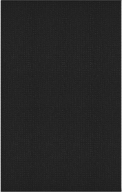 IOHOUZE Washable Area Rug 6x9 Non Slip Rubber Backed Rugs for Living Room, Dining Room Rugs Bedroom Rug, Woven Indoor Floor Carpet for Living Room Nursery Office, Black/Grey