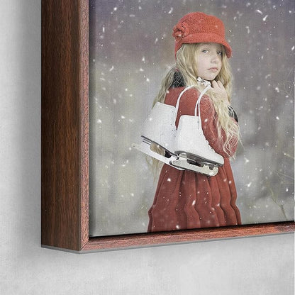 Personalized Custom Canvas Prints: Photo On Canvas (Dark Brown, 20x20) Transform Your Photos into Stunning Framed Wall Art Digitally Printed Photo To Canvas Ideal for Home Decor, Gifts Keepsakes.Made in Texas, USA