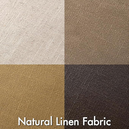 MIULEE Neutral Gold/Brown Linen Pillow Covers Pack of 4 Decorative Natural Throw Pillow Covers Soft Accent Boho Farmhouse Couch Pillowcases Modern Spring Decor for Living Room Bed Sofa 18x18 Inch