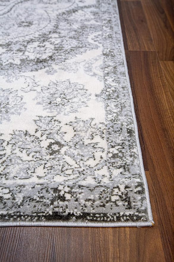 Rugshop Vintage Distressed Bohemian Runner Rug 2' x 7' Ivory