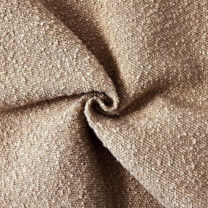 Boucle Decorative Lumbar Pillow Covers for Couch Set of 2, 12x20 inches, Camel