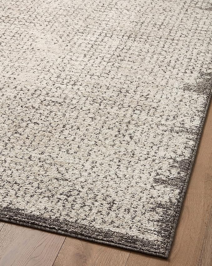 Loloi Darby Collection DAR-04 Ivory/Stone 6'-7" x 9'-3" Area Rug