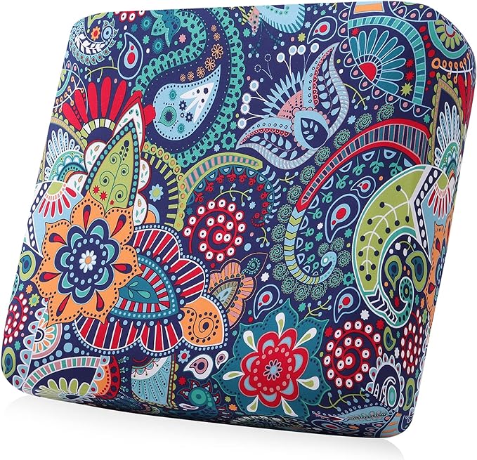 Smiry Printed Couch Cushion Covers, Stretch Soft Couch Covers for Sofa, Washable Non-Slip Sofa Slipcover Furniture Protector for Indoor and Outdoor (1 Pack, Blue Green)