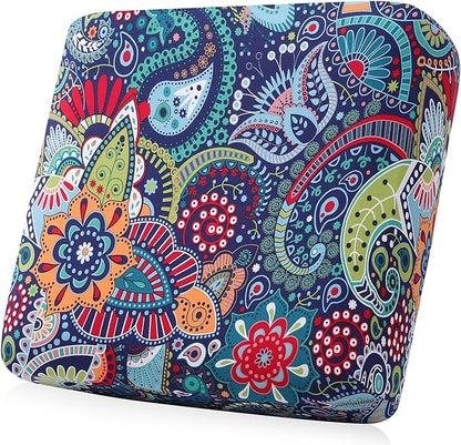 Smiry Printed Couch Cushion Covers, Stretch Soft Couch Covers for Sofa, Washable Non-Slip Sofa Slipcover Furniture Protector for Indoor and Outdoor (1 Pack, Blue Green)