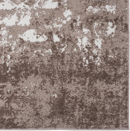 LUXE WEAVERS Rug Hampstead Abstract Area Rug - Medium Pile, Modern Area Rug, Beige / 4 x 5