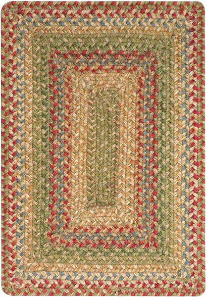 Homespice Azalea Jute Woven Placemats, Warm Country Primitive Decor, Set of 4, Multicolor 13x19 Rectangle Table Mats - Vibrant Colors, Durable, Easy to Clean and Protects Furniture