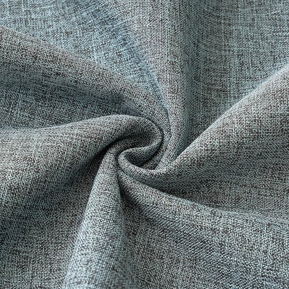 MIULEE Pack of 2 Decorative Linen Burlap Textured Pillow Covers Farmhouse Boho Accent Pillowcases Spring Coastal Home Decor for Couch Sofa Bedroom Living Room 18x18 Inch Grey Blue
