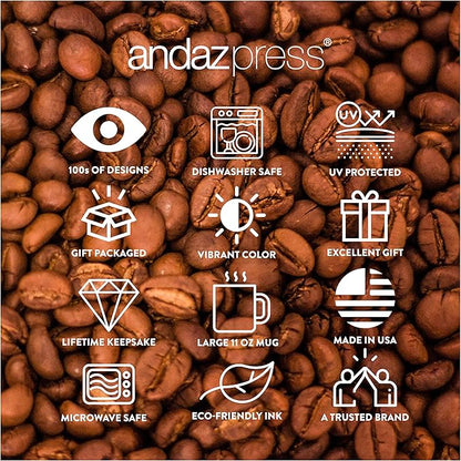 Andaz Press 11oz. Funny Coffee Mug Gag Gift, My Favorite Client Gave Me This Mug, 1-Pack, Real Estate Agent Broker Social Worker Lawyer Attorney Birthday Christmas Sarcastic Humor Gift Ideas
