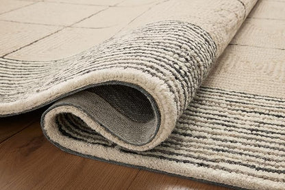 Loloi Chris Loves Julia Francis Collection FRA-02 Cream/Black 2'-6" x 9'-9" Runner Rug