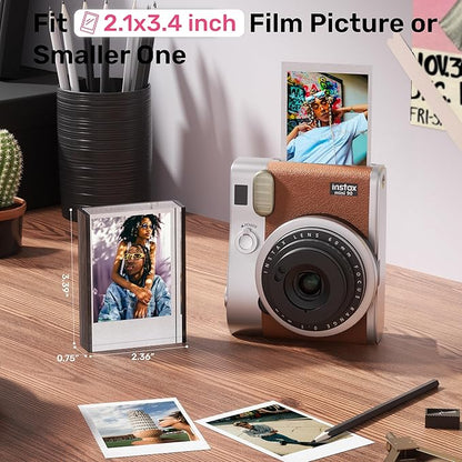 WINKINE Instax Frame, Polaroid Frame for Fujifilm Instax Mini Film, Small Picture Frames 2x3, Polaroid Picture Frames for Photos, Mini Photo Display