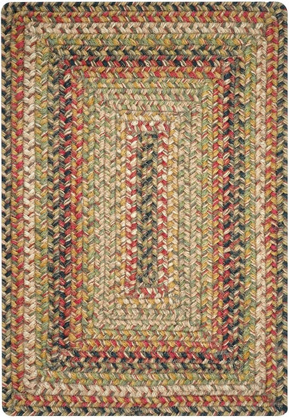 Homespice Kingston Jute Woven Placemats, Warm Country Decor, Set of 4, Multicolor 13x19 Rectangle Table Mats - Vibrant Colors, Durable, Easy to Clean and Protects Furniture