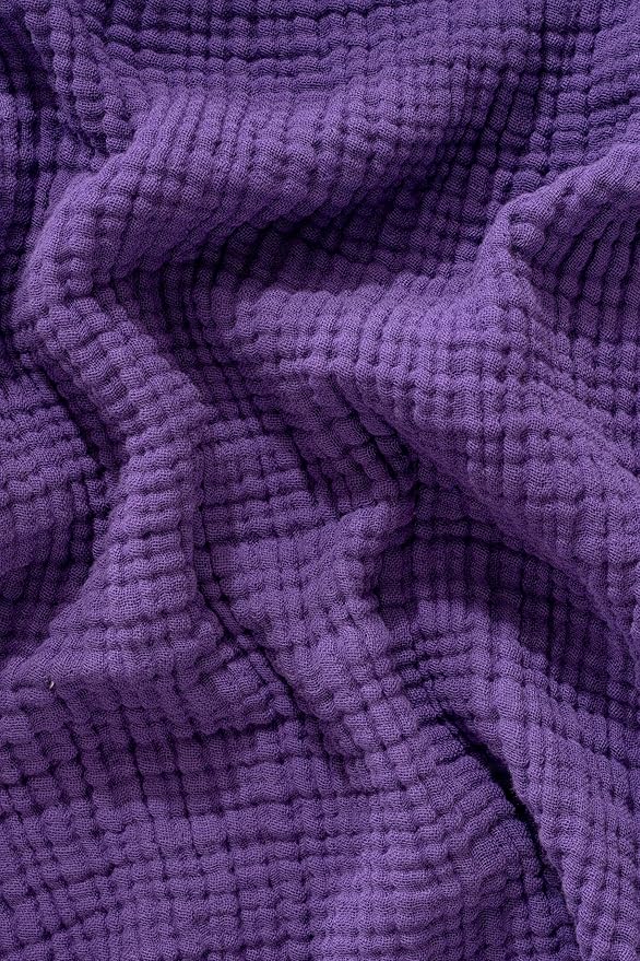 Muslin Blanket - Pure 100% Turkish Cotton Airy Soft Light Versatile Gauze Throw Blanket for Bed, Couch, Sofa (Purple, Twin XL Size (71" x 95" inch))