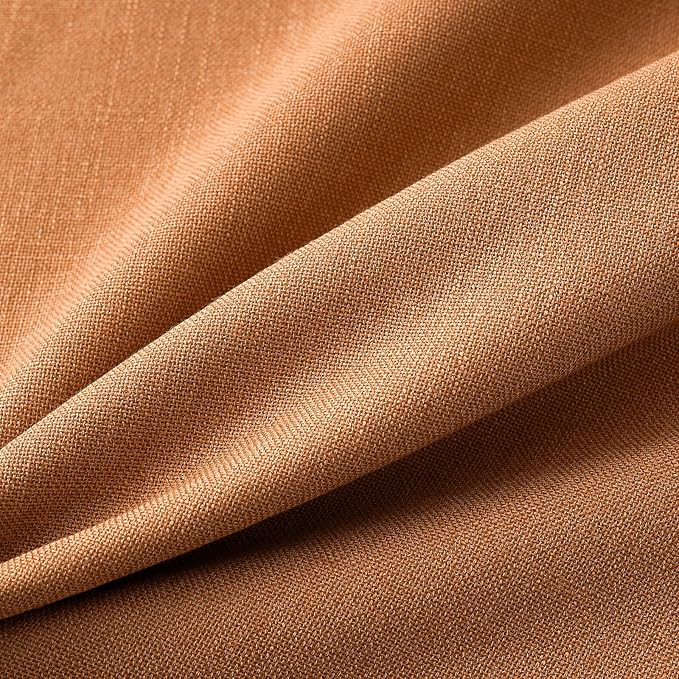MIULEE Pack of 2 Decorative Linen Burlap Pillow Covers Farmhouse Boho Accent Pillowcases for Sofa Car Couch Bedroom Living Room Decor 20x20 Inch Burnt Orange