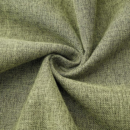 MIULEE Pack of 2 Decorative Linen Burlap Textured Pillow Covers Farmhouse Boho Accent Pillowcases Spring Home Decor for Couch Sofa Bedroom Living Room 20x20 Inch Light Olive Green