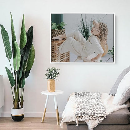 Personalized Custom Canvas Prints: Photo On Canvas (White, 16x20) Transform Your Photos into Stunning Framed Wall Art Digitally Printed Photo To Canvas Ideal for Home Decor, Gifts Keepsakes.Made in Texas, USA