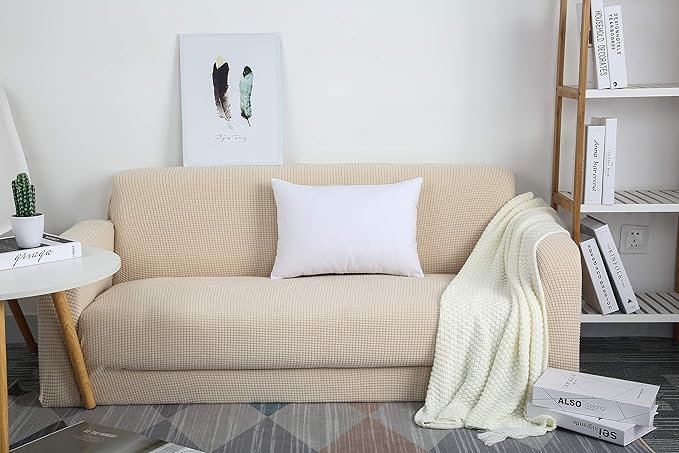 TangDepot Handmade Decorative Solid 100% Cotton Canvas Throw Pillow Covers/Pillow Shams, (12" x18" , White, 1 Count (Pack of 1))