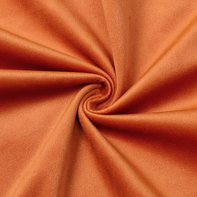 NiNi ALL Decorative Throw Pillow Covers Pack of 2, Halloween Velvet Cushion Case for Couch Bedroom Living Room Outdoor, Pillow Covers 18x18 Inch（45 x 45 cm） Orange