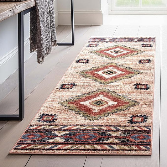 Well Woven Lizette Cream Traditional Medallion Runner Rug 3x10 (2'7" x 9'10")