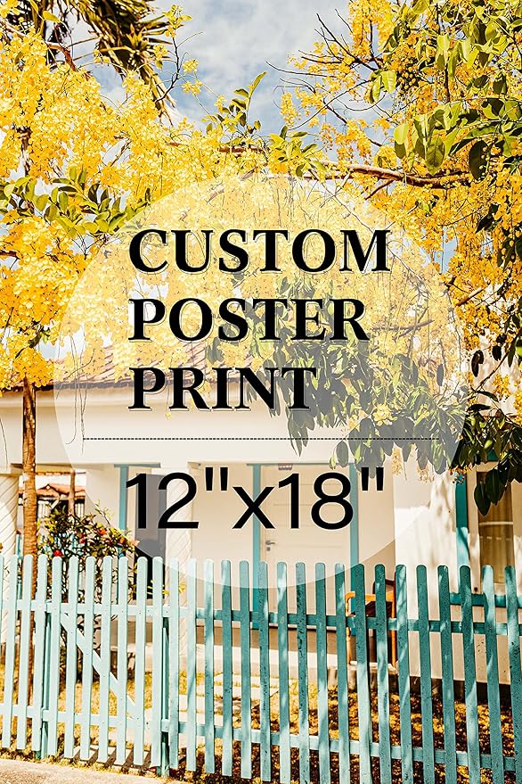jenesaisquoi Custom Canvas Art Print 12" x 18", Upload Your Photo Image Custom Personalized Photo to Poster Printing Home Decor Wall Art Prints (Unframed)
