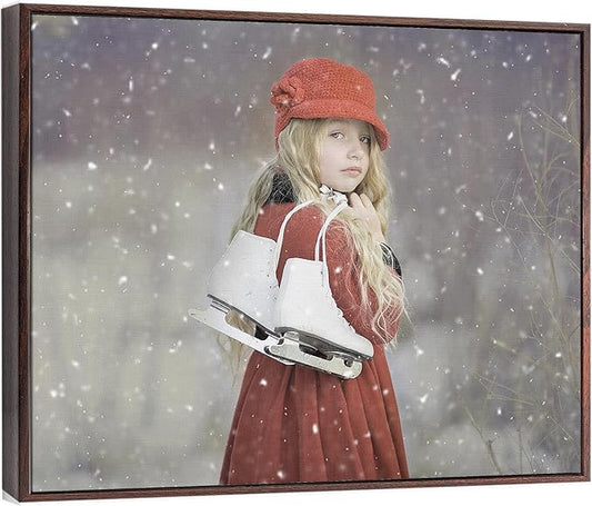 Personalized Custom Canvas Prints: Photo On Canvas (Dark Brown, 20X30) Transform Your Photos into Stunning Framed Wall Art Digitally Printed Photo To Canvas Ideal for Home Decor, Gifts Keepsakes.Made in Texas, USA