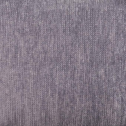 LR Home Contemporary Solid Square Indoor Medium Pouf Ottoman, Frost Gray | Hand-Made Power-Loomed Chenille Cube Pouf for Bedroom & Living Room Decor | 18 x 18 x 18 Stuffed Ottoman for Seating
