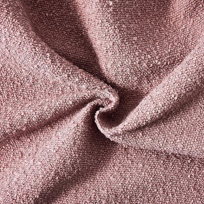 Boucle Decorative Throw Pillow Covers for Couch Set of 2, 20x20 inches, Pink