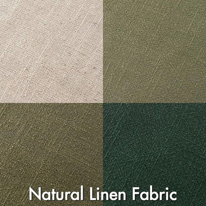 MIULEE Neutral Green Linen Pillow Covers Pack of 4 Decorative Natural Throw Pillow Covers Soft Accent Boho Farmhouse Couch Pillowcases Modern Spring Home Decors for Living Room Bed Sofa 24x24 Inch