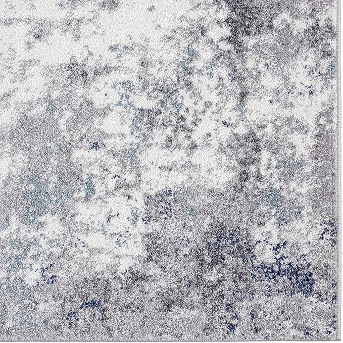 LUXE WEAVERS Hampstead Abstract Area Rug - Medium Pile, Modern Area Rug, Ivory / 8 x 10