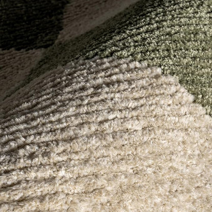 Nuloom Marissa Green/Ivory, 9' x 12', Diamond, Tassel, Soft and Cozy, High Traffic, Stain Resistant, Easy Clean, Durable Area Rug for Bedroom, Living Room, Dining Space, Den, Foyer, Entryway