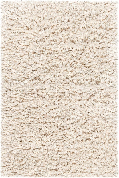 SAFAVIEH Sheep Shag Collection 4' x 6' Ivory SSG212A Handmade 1-inch Thick Area Rug