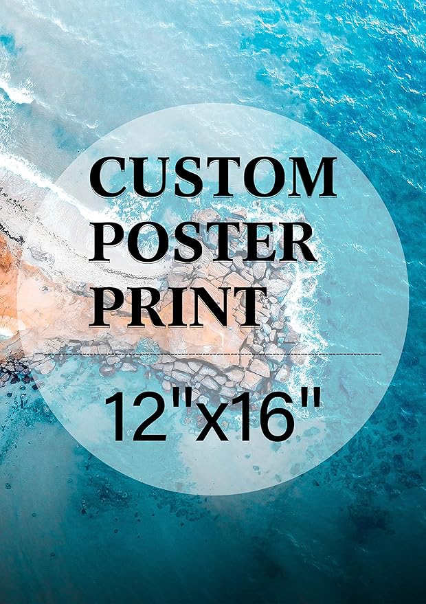 jenesaisquoi Custom Canvas Art Print 12" x 16", Upload Your Photo Image Custom Personalized Photo to Poster Printing Home Decor Wall Art Prints (Unframed)