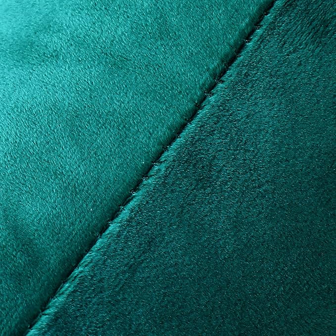 NiNi ALL Decorative Throw Pillow Covers Velvet 22x22 Inch Pack of 2 Teal Cushion Covers Soft for Couch Sofa Bedroom Living Room Outdoor