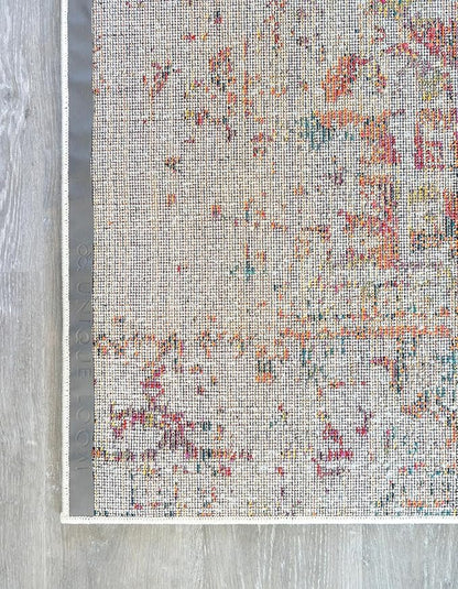 Rugs.com Arlington Collection Rug – 10 Ft Runner Light Multi Medium-Pile Rug Perfect for Hallways, Entryways