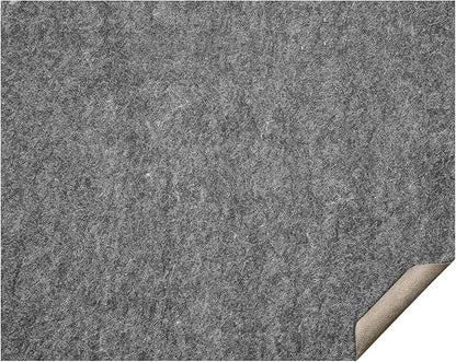VEVOR - Slip-Resistant Rug Pad - Protective Cushioning Carpet Pad - 8' x 10' - 1/4" Thick - Dual Surface - Polyester Felt + Latex - Gray - 7-8㎡ Area Carpet Padding Rug Cushion Safe for All Floors