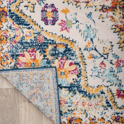 Rugshop Vintage Distressed Bohemian Large Area Rug for Living Room,Bedroom,Dining Room– Vibrant Multi-Color Tribal Design, 12' x 15'