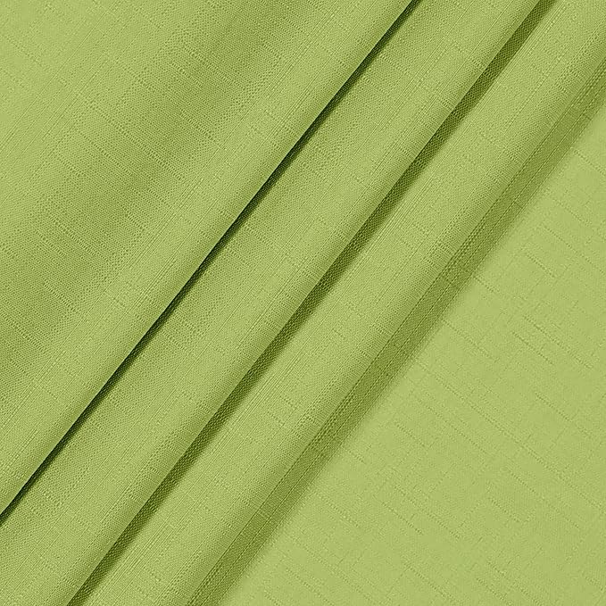 ECLIPSE Kendall Modern Blackout Thermal Rod Pocket Window Curtain for Bedroom or Living Room (1 Panel), 42" x 84", Lime