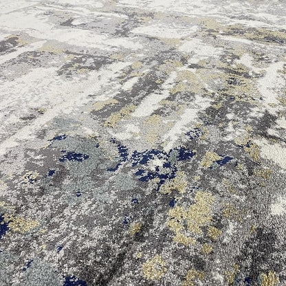 LUXE WEAVERS Gray 8 ft.x 10 ft Hampstead Abstract Area Rug