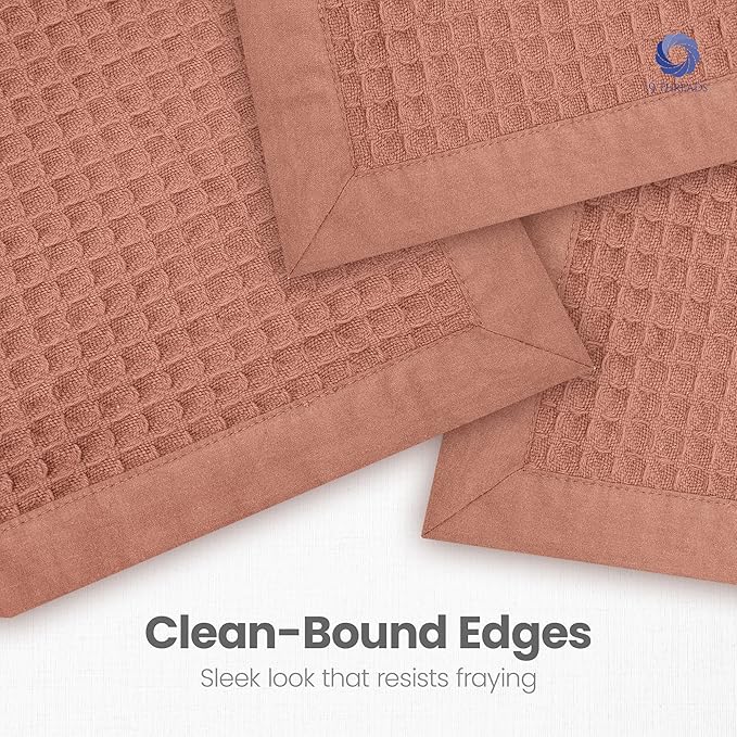 100% Long Staple Cotton Waffle Multipurpose Blanket | Soft & Breathable, Lightweight All-Season Throw for Bed/Couch/Sofa | Machine Washable |n (Waffle-Coffee, King (U.S. Standard))