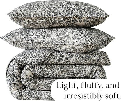 Southshore Fine Living, Inc. Ashanti Collection Oversized Quilt Queen Bedding Set Lightweight, Soft Coverlet Bedspread 3-Piece with Two Matching Shams (98 in Wide x 98 in Long), Full/Queen, Grey