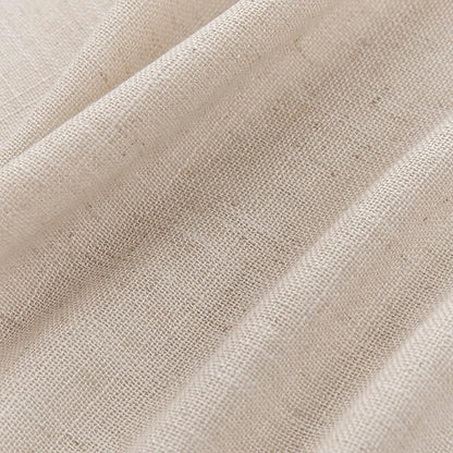 Joydeco Linen Curtains for Living Room,Semi Sheer Drapes Window Long Curtains 108 inches Long Pink Beige