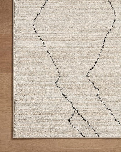 Loloi Darby Collection DAR-03 Sand/Charcoal 7'-10" x 10' Area Rug