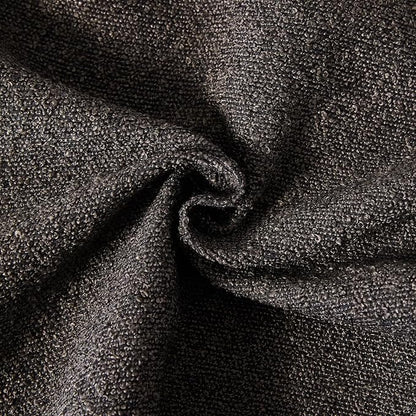 Boucle Decorative Throw Pillow Covers for Couch Set of 2, 20x20 inches, Dark Coffee