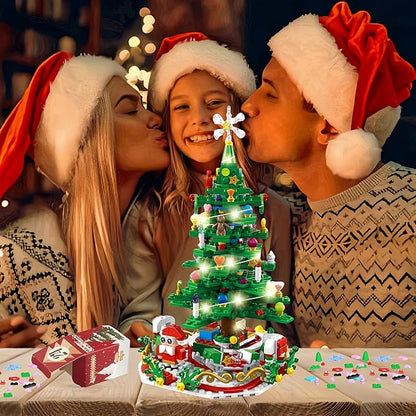 Building Block Advent Calendar 2025 Christmas Tree, 24 Days Christmas Building Block Advent Calendar | 2 Play Ways Xmas Tree & 24 Small Models, 2025 New Year Gifts for Adults Kids Teens
