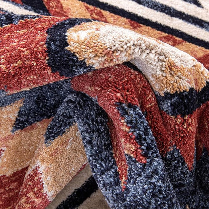 Well Woven Tulsa Lea Crimson Traditional Southwestern Tribal 3x5 (3'11" x 5'3") Area Rug