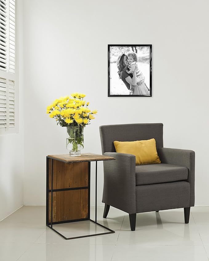 MCS Trendsetter 20x24 Poster Frame Black High-Gloss, Vertical & Horizontal Wall Hanging Large Picture Frame for Photos, Posters & Art Prints (1-Pack)