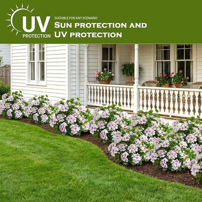 Artificial Flowers for Outdoors 17.7In Artificial Geraniums for Indoor Fake Flowers 4PCS Uv Resistant Artificial Outdoor Flowers for Indoor Home Decor Outdoor Garden Decoration(Pinkish White)