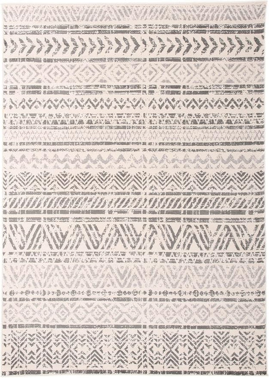 Rugshop Geometric Boho Perfect for high Traffic Areas of Your Living Room,Bedroom,Home Office,Kitchen Area Rug 12' x 15' Gray