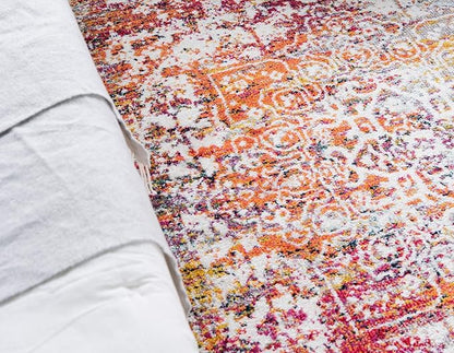 Rugs.com Arlington Collection Rug – 3' x 5' Oval Multi Medium-Pile Rug Perfect for Living Rooms, Large Dining Rooms, Open Floorplans