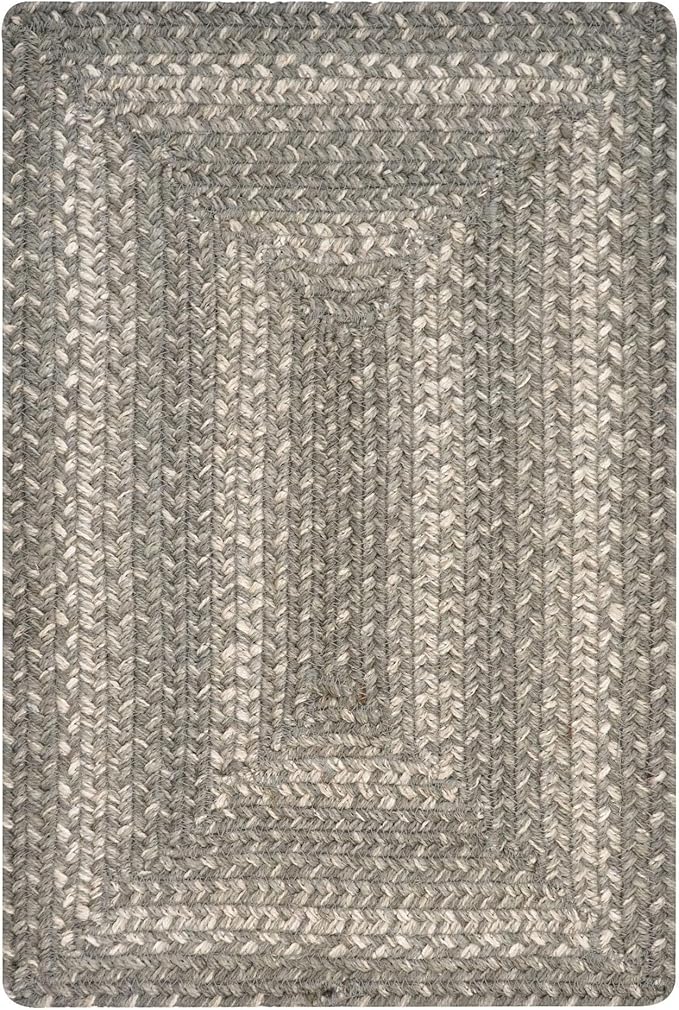 Homespice Grey Cloud Jute Woven Placemats, Warm Farmhouse Decor, Set of 4, Grey 13x19 Rectangle Table Mats - Vibrant Colors, Durable, Easy to Clean and Protects Furniture